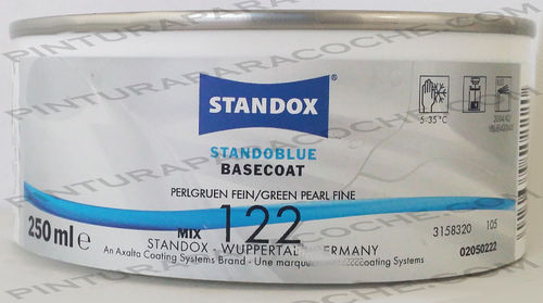 STANDOBLUE 122 MIX 0,25 LT. - Standox Pintura Para Coches