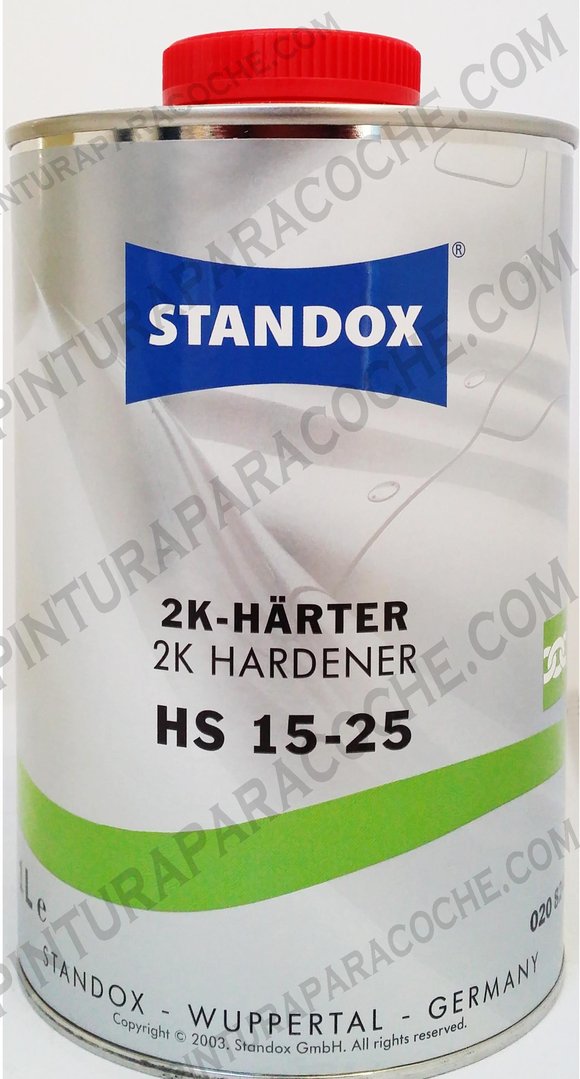 Standox HS 15-25 2K catalizador hardener 1lt