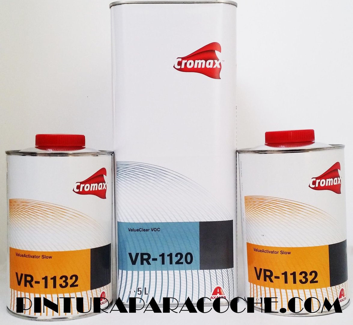 Kit Cromax VR-1120 5lt + 2 Catalizadores VR-1132 1lt