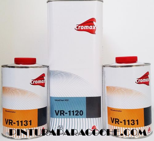 Kit Cromax VR-1120 5lt + 2 Catalizadores VR-1131 1lt